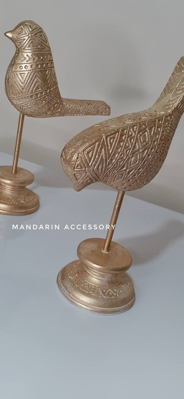 استند دکوری مرغ آمین دستساز پلیاستری