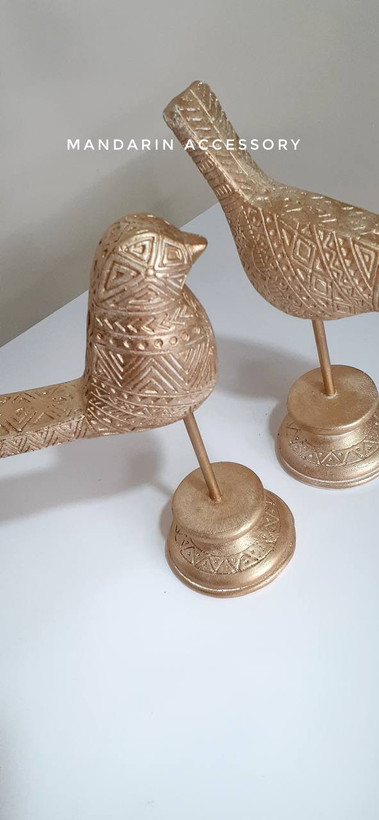 استند دکوری مرغ آمین دستساز پلیاستری