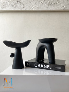 ست ظرف مینیمال پایه دار(مخصوص سرو تنقلات خشک و یا جای اکسسوری)
