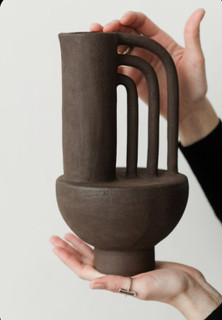 گلدان خمره ای رومیزی
