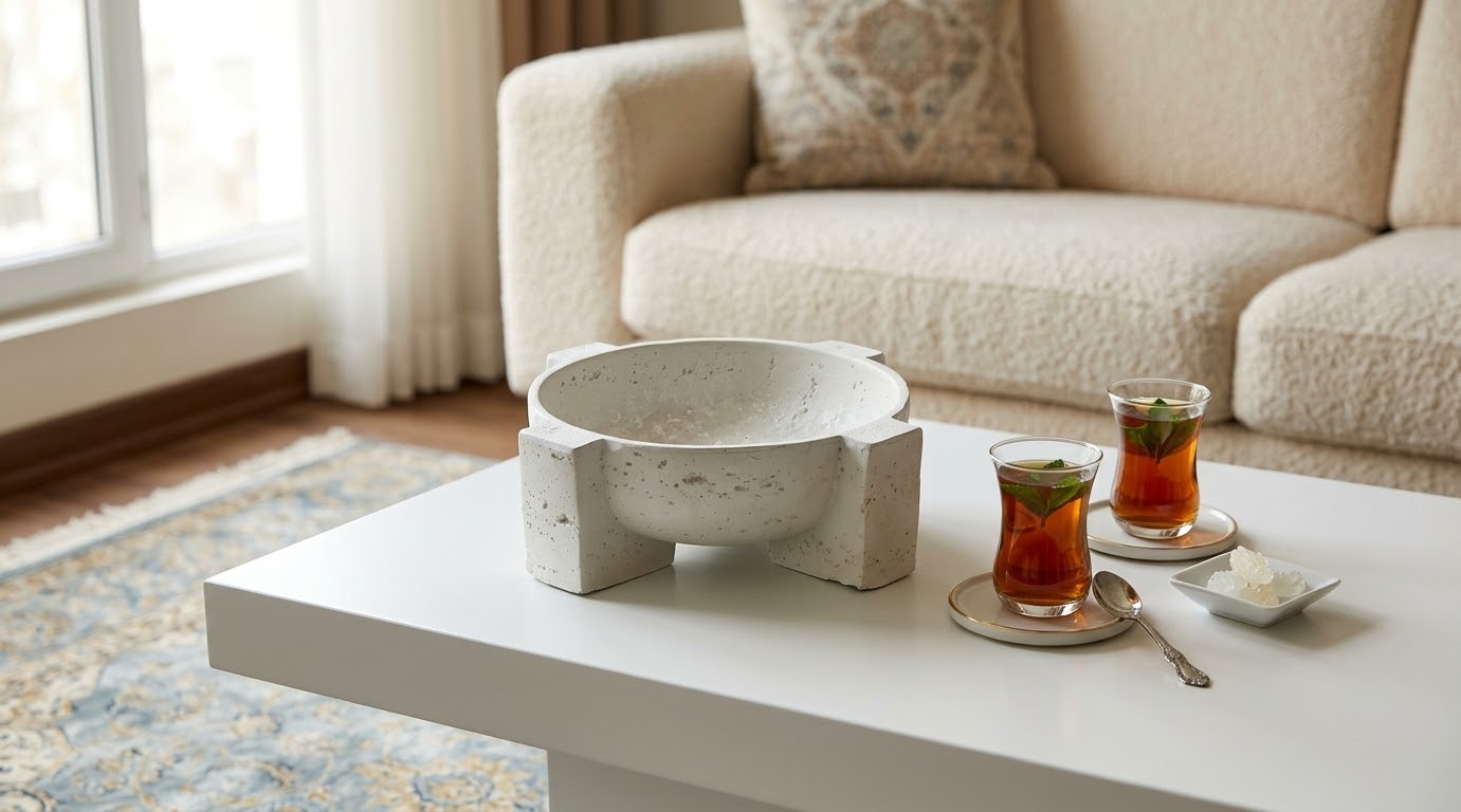 ظرف سرو سنگی