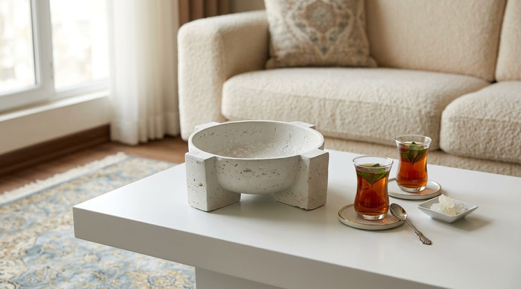 ظرف سرو سنگی